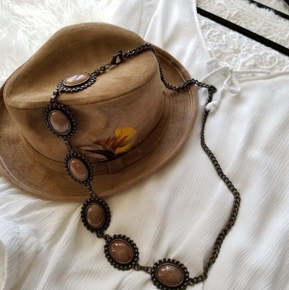 Accessories - Weatern stone chain belt cowboy cowgirl
